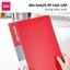 File Lá File Tài Liệu A4 20/30/40/60 Lá Deli Túi Đựng Tài Liệu Đa Năng Chống Thấm Nước Học Sinh