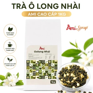 Trà Ô Long Nhài AMI Cao Cấp 1kg, Hương Nhài Thanh Khiết, Vị Trà Đậm Dịu Dùng Pha Chế Chuyên Nghiệp