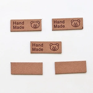 Nhãn làm đồ handmade màu nâu, phụ kiện handmade