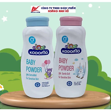 PHẤN KODOMO - KODOMO BABY POWDER - PHẤN RÔM SẢY, DƯỠNG ẨM, NHIỀU CÔNG DỤNG