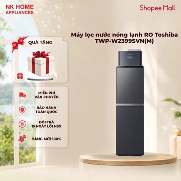 [Shopee - Lắp đặt 0Đ HN HCM] Máy Lọc Nước Nóng Lạnh RO Toshiba TWP-W2399SVN(M),11 Cấp Lọc, BH 24 Tháng
