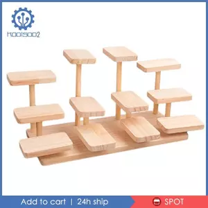 Hình Đế Trưng Bày Bằng Gỗ Riser Sưu Tập Kệ Cupcakes Giá Để Đồ Thủ Công Từ Gỗ Chắc Chắn Thích Hợp Cho Cửa Hàng Trưng Bày Nhà Dec