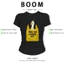 BOOM Áo Baby Tee Nữ Cotton Ôm Body-Áo Thun Ngắn Tay Y2K In Hình PhongCách Mùa Hè, Cổ Tròn Hàng Đầucách hàn quốc phong519