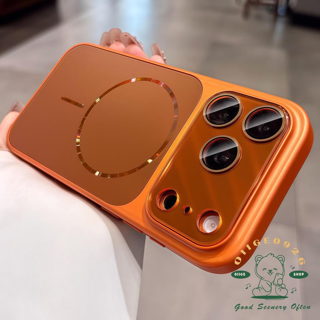 Ốp điện thoại từ tính AG mờ cực quang iphone17 Pro Max 16 15 14 13 12 cho vỏ iPhone vỏ mềm silicon TPU chống sốc