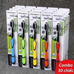 COMBO 10-20-30 Bàn Chải Đánh Răng Than Tre Bàn Chải Đánh Răng Thiết Kế Chắc Chắn Độ Bền Cao Lông Mềm Dễ Dàng Làm Sạch