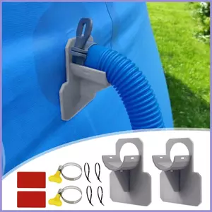 Giá đỡ ống bể bơi Móc treo ống có kẹp Ống bể bơi Hỗ trợ Chân đế cho sân sau ngoài trời mueadsyvn