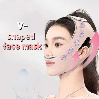 Mặt nạ nâng hình chữ V, có thể tái sử dụng, kéo dài đường cong cằm đôi, thắt chặt cằm và làm cho khuôn mặt thon gọn. Mặt nạ chăm sóc da liền mạch, dụng cụ nâng hình chữ V.