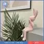 Pastel Trang Trí Nhựa Thỏ Trang Trí Nhà Thỏ Trang Trí Điêu Khắc Đổ Xô Cho Phòng Ngủ Bàn Trưng Bày