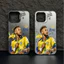 Ốp lưng iPhone Brazil họa tiết Neymar phủ kim loại IMD iP 17 16 15 14 13 12 11 Pro Max Plus X Max 7 8 Plus Air
