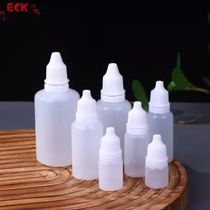 ECK 10 CÁI 5 / 10 / 15 / 20 / 30 / 50ml Chai nhỏ giọt nhựa rỗng Sơn dầu làm đẹp Chai có thể bơm lại mỹ phẩm Chai lưu trữ HOT