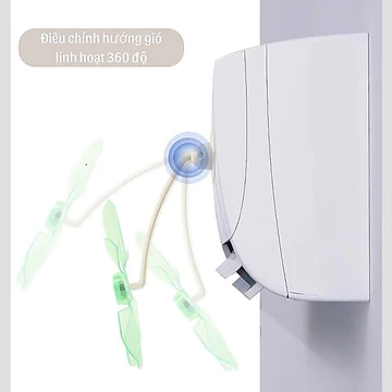 Sét 3 quạt tản gió điều hoà - quạt chuyển hướng gió điều hoà 3 cánh, quạt thoáng khí phòng điều hòa AT