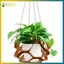 Khay nhiều cấp bằng da PU BVY Home Garden dùng để trưng bày chậu hoa ngoài trời trong nhà và chậu hoa.
