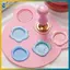 BVY Sáp Dấu Tem Khuôn Silicon Miếng Dán Hình 25 Mm Fixer Cho Niêm Phong Sáp Cưới Phong Bì Handmade.