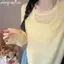 Khung Ảnh Mùa Hè Chấm Bi In Áo Sơ Mi Dài Tay Nữ Mỏng Thoáng Khí Rời Phù Hợp Với Hàng Đầu Phong Cách Trang Phục Văn Phòng VN