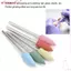AFTEROF 5 Mũi khoan móng chân, Đầu mài điện bằng thép không gỉ Đầu mài cao su silicon, Model 152 Phụ kiện làm móng tay bằng cao su silicon Mũi khoan móng tay silicon