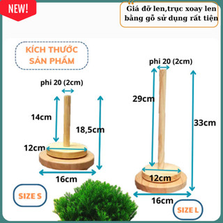 Đế Xoay Len, Giá Đỡ Cuộn Len, Dụng Cụ Xả Len, Chống Rối Len