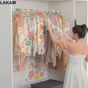 Bảo vệ bảo quản váy LAKAM, Vỏ chống bụi quần áo dung tích lớn chống thấm nước, Vải che bụi dày chống bụi