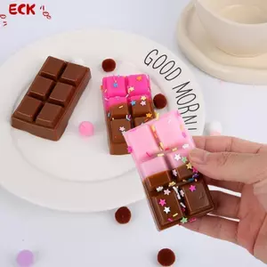 ECK Chocolate Tăng Chậm Bóp Đồ Chơi Thiết Kế Dễ Thương Cảm Giác Căng Thẳng Lo Âu Giảm Fidget Đồ Chơi Cho Voi Trắng Quà Tặng HOT