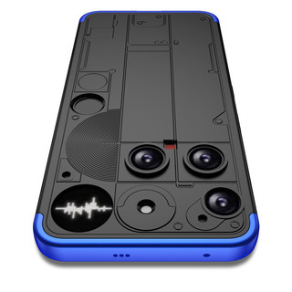 Ốp lưng kết hợp ba giai đoạn Funda cho Nothing Phone 3A 2A 3A Pro Vỏ siêu mỏng