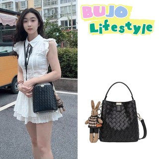 Túi dệt bằng da PU Túi đeo vai thời trang đi lại