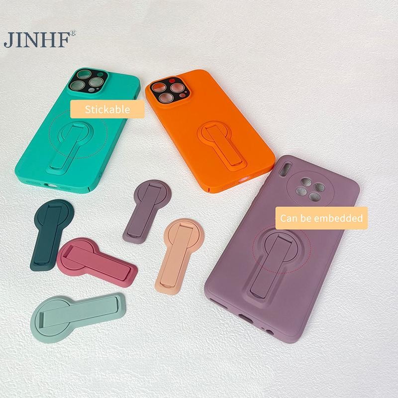 JINHF Di Động Tự Dính Giá Đỡ Điện Thoại Di Động Chân Đế Có Thể Gập Lại Để Bàn Điện Thoại Gắn Chân Đế Cho Android HOT