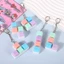 ITRUMPET Fidget Móc Khóa, Keycap Giảm Căng Thẳng Ngón Tay Nắp Bàn Phím, Nút Chìa Khóa Thư Giãn 4 Phím Vượt Qua Thời Gian Clicker Đồ Chơi Mặt Dây Chuyền Dành Cho Người Lớn