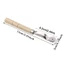 NOTE1 1 / 2 / 3 Cái Bút đánh dấu khâu thợ may, Mô hình DIY Tay cầm bằng gỗ Con lăn bánh xe, Vải da Serrate Edge Point Line Truy tìm Phấn Kết cấu bánh xe Công cụ may mô hình
