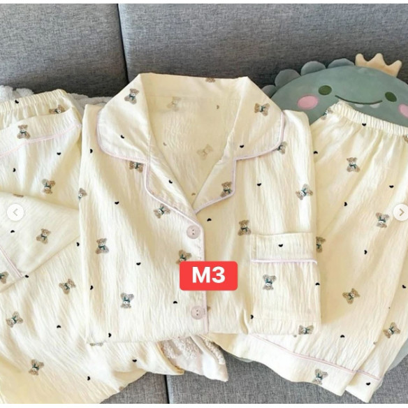SET ĐỒ NGỦ 3 MÓN MẪU 1-20 KK1501