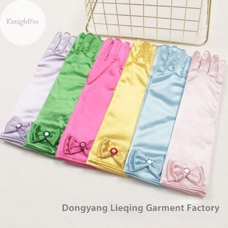 K2nightFee Bé Gái Bạch Tuyết Găng Tay Trang Phục Dự Tiệc Cung Cấp Trẻ Em Công Chúa Trang Phục Hóa Trang Cho Elsa Anna Belle Găng Tay Màu Hồng Purplles Vàng VN