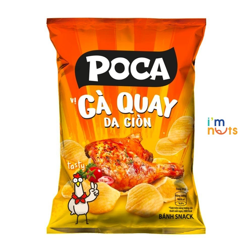 COMBO 5 GÓI Snack Poca đủ vị gói nhỏ 3x gram giòn rụm Date xa Bảo đảm chất lượng