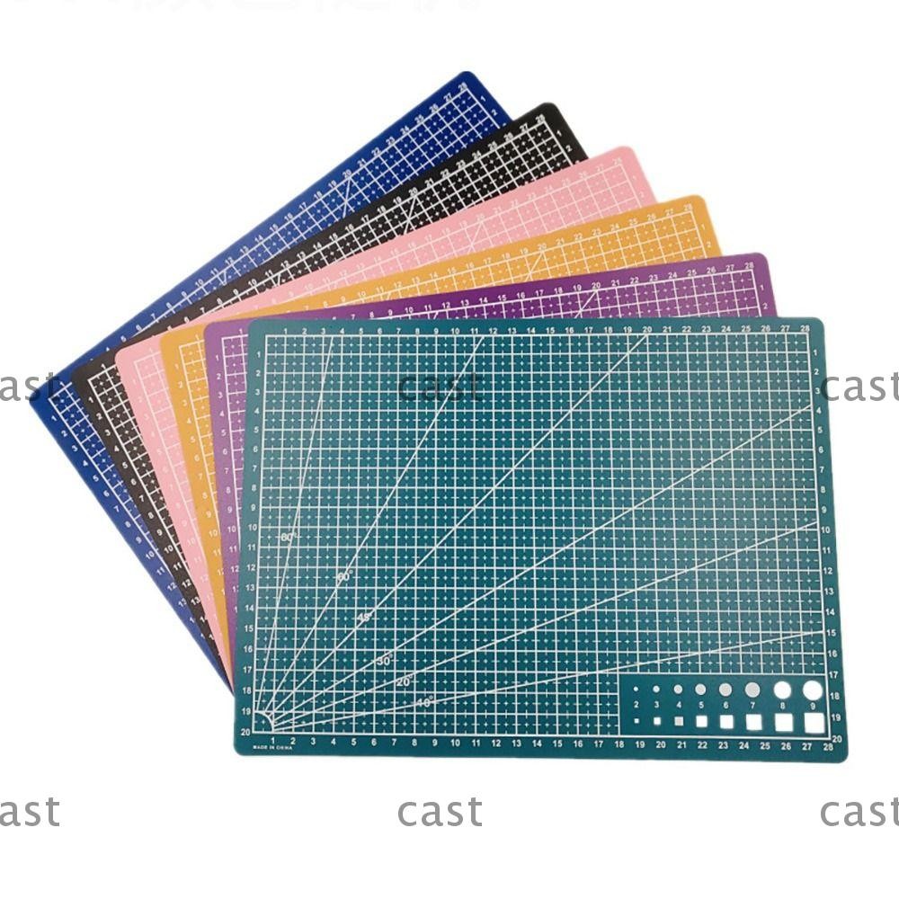 Thảm cắt CAST, Bảng cắt may vá A3 A4 A5, Khắc hai mặt bằng da PVC Dụng cụ thủ công Bàn làm việc Pad Home DIY