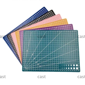 Thảm cắt CAST, Bảng cắt may vá A3 A4 A5, Khắc hai mặt bằng da PVC Dụng cụ thủ công Bàn làm việc Pad Home DIY