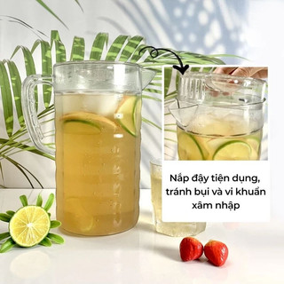 Ca Đựng Nước 2000ml Mây Đan Hokori – Bình Nhựa Việt Nhật Tiện Lợi, Bền Đẹp
