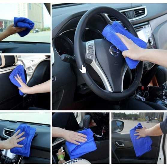 Khăn Microfiber 30x50cm Cao Cấp – Siêu Mềm Mịn, Thấm Hút Nhanh, Nhanh Khô, Không Xù Lông