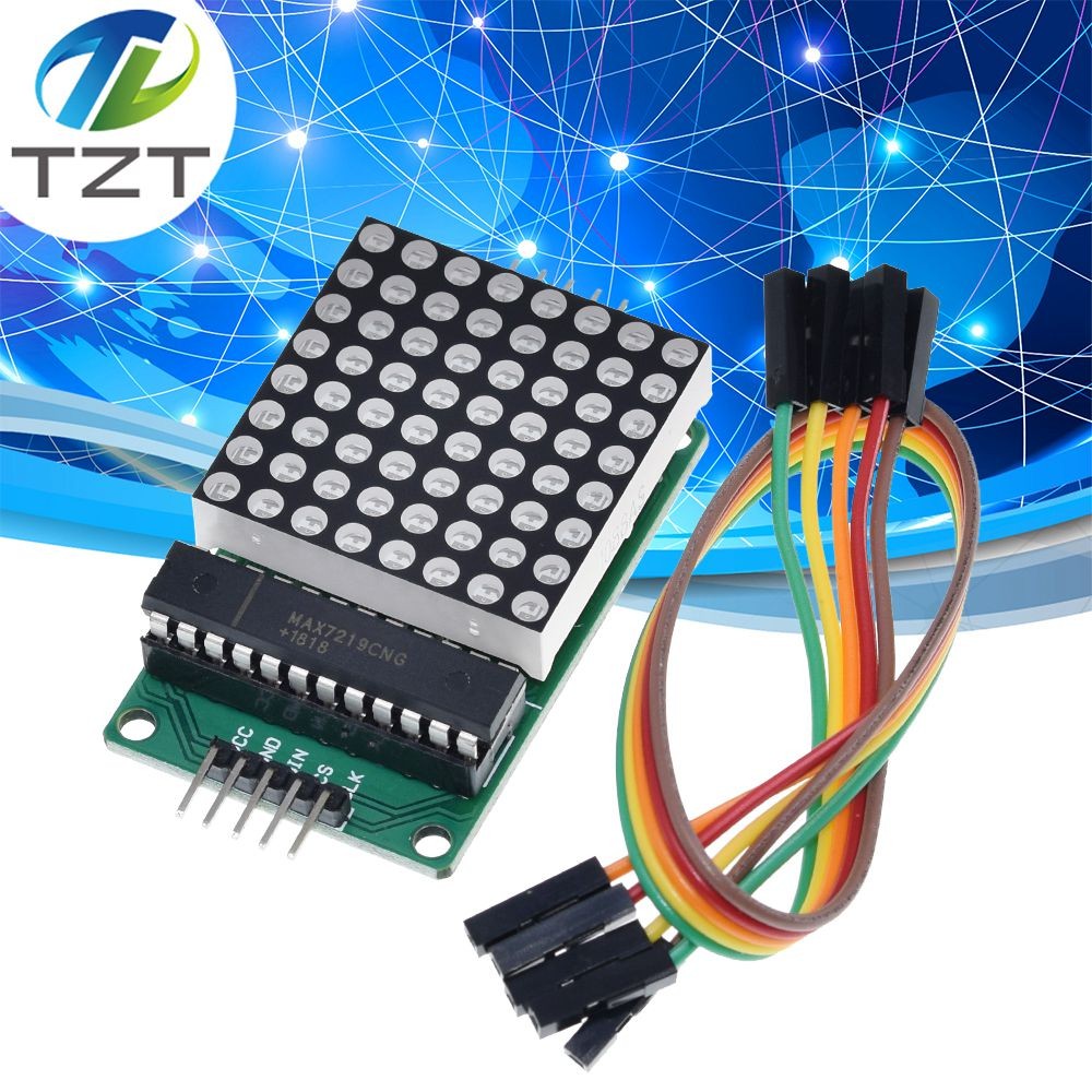 MAX7219 Dot Led Matrix Module MCU LED Hiển Thị Điều Khiển Mô Đun Cho ...