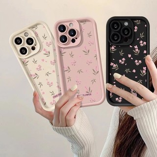 Ốp điện thoại Hoa Tươi Màu Hồng Hợp Thời Trang Cho iPhone 11 13 17 12 16 15 14 Pro Max X XS XR 7 8 6 Plus 17 AIR SE2020 16E Nhãn Dễ Thương Mắt Thiên Thần Bảo Vệ Mặt Sau Mềm
