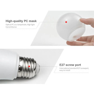 Bóng đèn LED cảm biến bóng đèn E27 công tắc bật / tắt tự động thông minh từ hoàng hôn đến ánh sáng ban ngày và ban đêm 110V 220V thích hợp cho lối đi hành lang cầu thang