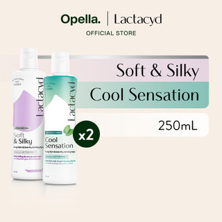 Bộ Chai DDVS Phụ Nữ Lactacyd Cool Sensation 250ml + Lactacyd Soft & Silky 250ml
