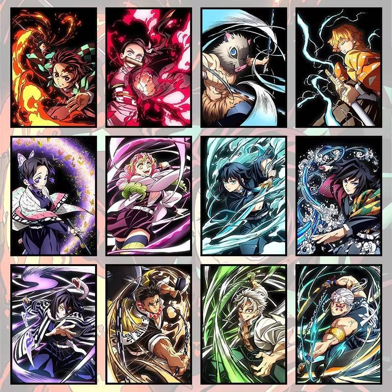 Anime Nhật Bản Demon Slayer Treo Tường Nghệ Thuật Poster Nezuko Và Tanjiro Trang Trí Nhà In Phòng Khách Phòng Ngủ Tranh Canvas Quà Tặng Tranh Tường Canvas Poster