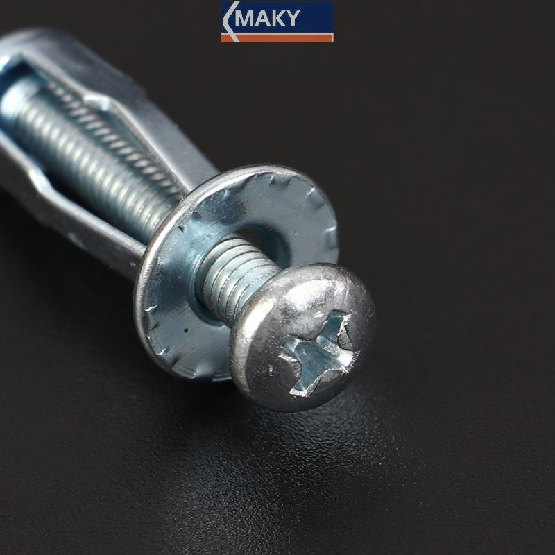 Onetimingcool 10 Bộ M4 / M5 / M6 Jack Nuts Vít Kim Loại Ô Tô Cánh Hoa Hạt Có Ốc Vít Cho Rỗng Tường Sắt Da VN