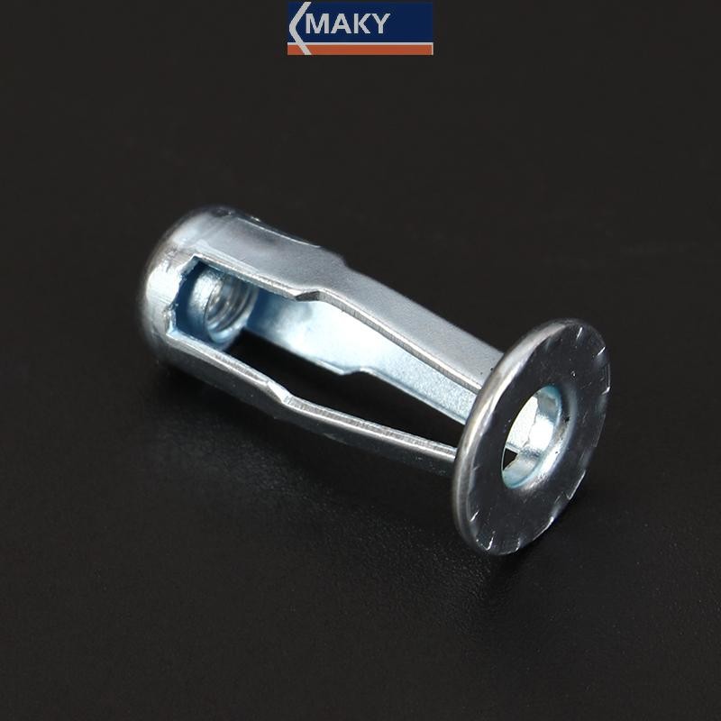 Onetimingcool 10 Bộ M4 / M5 / M6 Jack Nuts Vít Kim Loại Ô Tô Cánh Hoa Hạt Có Ốc Vít Cho Rỗng Tường Sắt Da VN