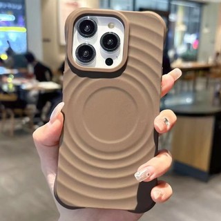 Ốp điện thoại họa tiết vòng màu trơn mới Thích hợp cho iPhone15ProMax đến 11 Vỏ bảo vệ chống sốc bốn góc Hàng hóa giao ngay