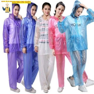 Bộ quần áo mưa nilon tiện ích, Áo mưa bộ tiện ích cho người lớn và trẻ em, áo mưa Giấy