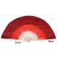 ICUCKO Trẻ Em Trẻ Em Quạt Tre, 10 / 20cm Nửa Vòng Tròn Lụa 10 Kiểu Quạt Bụng Ngắn Trung Quốc, Thuốc Nhuộm Tay Tre 31cm Nhiều Màu Sắc Người Lớn Quạt Veil Cặp Dụng Cụ Khiêu Vũ Yangko