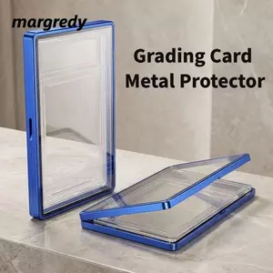 MARGREDY 35PT PSA / CGC Thẻ được phân loại, Bảo vệ thẻ kính hai mặt trong suốt, Khung nhôm Bảo vệ tia cực tím Màn hình thẻ từ tính bền