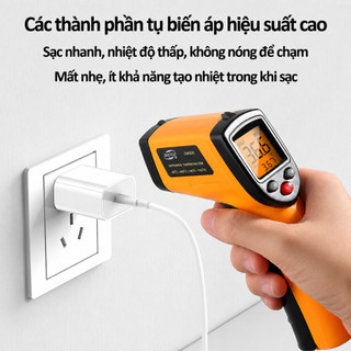 Bruju Combo củ sạc nhanh 35W + dây cáp Type-C 1m Sạc 85% trong 30 phút Siêu nhỏ gọn Tương thích iP Samsung Xiaomi