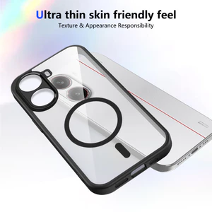 Ốp lưng Redmi Turbo 4 Vỏ từ tính trong suốt mờ cho vỏ điện thoại Redmi Turbo 4 5G