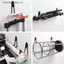 VFZ Móc kim loại hạng nặng Nhà để xe Người tổ chức treo tường Móc treo xe đạp Móc treo tường Chống trượt Móc lưu trữ cho thang Dụng cụ làm vườn OTE