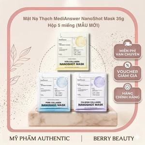 Mặt Nạ Thạch Vàng MediAnswer Vita Collagen Mask 35g Hộp 5 Miếng Chống Lão Hóa Dưỡng Trắng