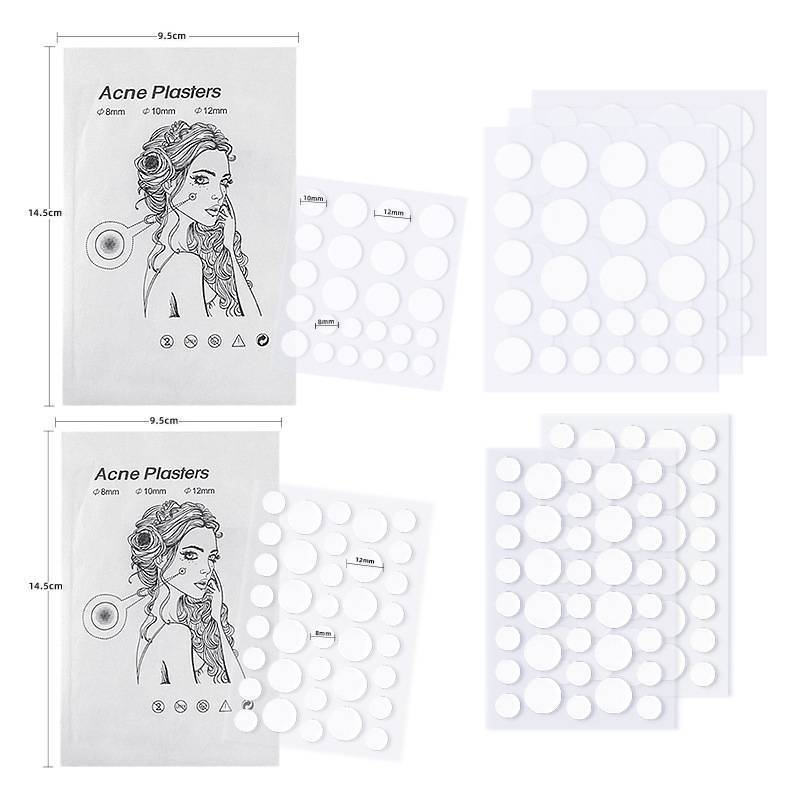 Trong Kho 36 Hydrocolloid Mụn Vá Không Thấm Nước Mụn Điều Trị Tại Chỗ Kem Che Khuyết Điểm Miếng Đệm Cá Tuyết